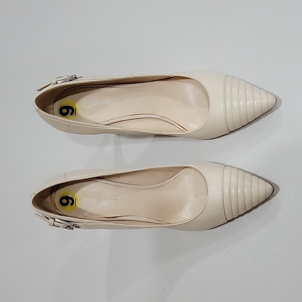 Nine West Cream Pumps Size 9